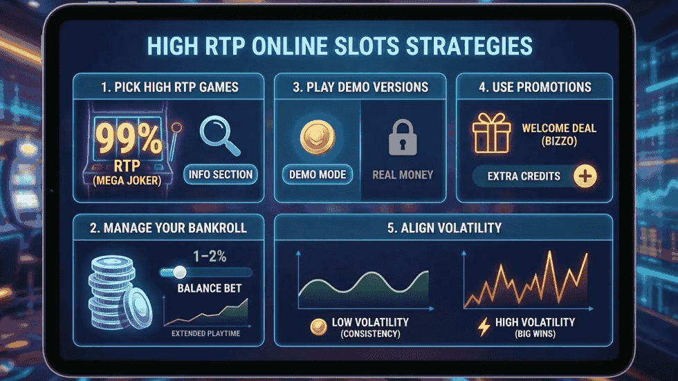 Best strategies for playing High RTP Pokies